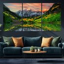 Maroon Bells Lake Wall Art Canvas Print – Framed Majestic by MyGreatCanvas | Canvas Wall Art Prints | Photo Prints & Wall Decor