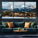 Grand Teton Park Wall Art Canvas Print – Framed Alpine Lake by MyGreatCanvas | Canvas Wall Art Prints | Photo Prints & Wall Decor