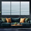 Ocean Waves Wall Art Canvas Print – Framed Solo Surfer Wave
