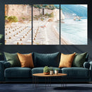 Beach Wall Art Canvas Print – Framed Coastal Seascape Summer