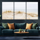 Beach Dunes Wall Art Canvas Print – Framed Serene Coastal