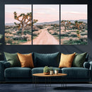 Joshua Tree Wall Art Canvas Print – Framed Desert Road Scene by MyGreatCanvas | Canvas Wall Art Prints | Photo Prints & Wall Decor