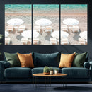 Calm Beach Wall Art – Framed Turquoise Water Canvas Artwork, by MyGreatCanvas | Canvas Wall Art Prints | Photo Prints & Wall Decor