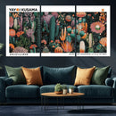 Modern Japanese Wall Art Canvas Print – Framed Abstract