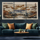 Yayoi Kusama Wall Art Canvas Print – Framed Modern Japanese