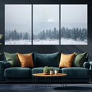 Winter Forest Wall Art Canvas Print – Framed Snowy Landscape by MyGreatCanvas | Canvas Wall Art Prints | Photo Prints & Wall Decor