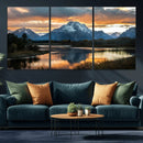 Mountain Sunset Wall Art Canvas Print – Framed Alpine by MyGreatCanvas | Canvas Wall Art Prints | Photo Prints & Wall Decor