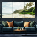 Relaxing Beach Wall Art Canvas Print – Framed Ocean View