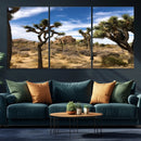Joshua Tree Desert Wall Art Canvas Print – Framed