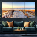 Ocean Sunset Wall Art Canvas Print – Nautical Beach
