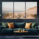 Beach Landscape Wall Art Canvas Print – Framed Sand Dune