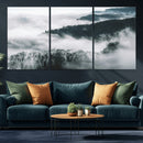 Foggy Forest Landscape Wall Art Canvas Print – Misty by MyGreatCanvas | Canvas Wall Art Prints | Photo Prints & Wall Decor