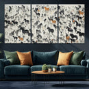 Wild Horse Stampede Wall Art Canvas Print – Monochrome by MyGreatCanvas | Canvas Wall Art Prints | Photo Prints & Wall Decor