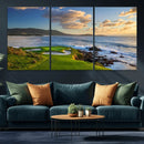 Pebble Beach Golf Links Wall Art Canvas Print – Iconic by MyGreatCanvas | Canvas Wall Art Prints | Photo Prints & Wall Decor