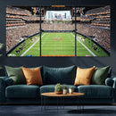 Chicago Bears Soldiers Field Wall Art Canvas Print – Framed