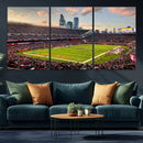 Chicago Bears Soldiers Field Wall Art Canvas Print – Framed