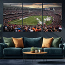 Chicago Bears Soldiers Field Wall Art Canvas Print – Framed by MyGreatCanvas | Canvas Wall Art Prints | Photo Prints & Wall Decor
