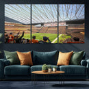 Cleveland Browns Stadium Wall Art Canvas Print – Framed NFL