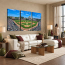 Wrigley Field Baseball Stadium Canvas Wall Art – Packed