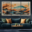 Yayoi Kusama Inspired Japanese Landscape Wall Art Canvas by MyGreatCanvas | Canvas Wall Art Prints | Photo Prints & Wall Decor