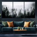 Foggy Forest Wall Art Canvas Print – Mountain Woodland by MyGreatCanvas | Canvas Wall Art Prints | Photo Prints & Wall Decor
