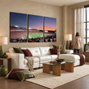 Dooley Stadium Wall Art, Sports Arena Canvas Print, Dooley