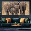 Wild Elephant Wall Art Canvas Print by MyGreatCanvas | Canvas Wall Art Prints | Photo Prints & Wall Decor