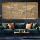 World Map Canvas Print – Framed Travel Map Wall Art for by MyGreatCanvas | Canvas Wall Art Prints | Photo Prints & Wall Decor