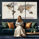 World Map Wall Art Print