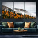 Autumn Forest Wall Art Canvas Print, Foggy Mountain by MyGreatCanvas | Canvas Wall Art Prints | Photo Prints & Wall Decor