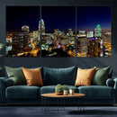 Atlanta Skyline Wall Art Canvas Print – Modern Cityscape by MyGreatCanvas | Canvas Wall Art Prints | Photo Prints & Wall Decor