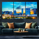 Atlanta Skyline Wall Art Canvas Print, Atlanta Downtown by MyGreatCanvas | Canvas Wall Art Prints | Photo Prints & Wall Decor