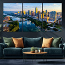 Austin Skyline Wall Art Canvas Print, Austin Downtown Night by MyGreatCanvas | Canvas Wall Art Prints | Photo Prints & Wall Decor