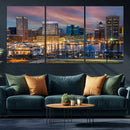 Baltimore Skyline Wall Art Canvas Print, Baltimore Downtown by MyGreatCanvas | Canvas Wall Art Prints | Photo Prints & Wall Decor