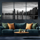 Chicago Wall Art Canvas Print, Chicago City Downtown Night by MyGreatCanvas | Canvas Wall Art Prints | Photo Prints & Wall Decor