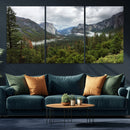 Yosemite Valley Wall Art Canvas Print – Misty Mountain by MyGreatCanvas | Canvas Wall Art Prints | Photo Prints & Wall Decor