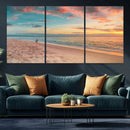 Beach Walk Wall Art Canvas Print – Soft Coastal Photography by MyGreatCanvas | Canvas Wall Art Prints | Photo Prints & Wall Decor