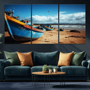 Fishing Boats Wall Art Canvas Print, Coastal Boat Beach by MyGreatCanvas | Canvas Wall Art Prints | Photo Prints & Wall Decor
