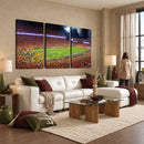 Clemson Football Stadium Wall Art Canvas Print, College