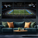 Detroit Lions Stadium Wall Art Canvas Print, Football Field by MyGreatCanvas | Canvas Wall Art Prints | Photo Prints & Wall Decor