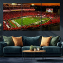 Georgia Bulldogs Stadium Wall Art Canvas Print, Sanford by MyGreatCanvas | Canvas Wall Art Prints | Photo Prints & Wall Decor