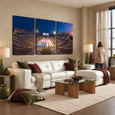Oklahoma Sooners Memorial Stadium Wall Art Canvas Print,