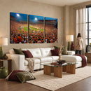 Clemson Tigers Memorial Stadium Wall Art Canvas Print