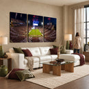 Oklahoma Memorial Stadium Wall Art Canvas Print – Oklahoma