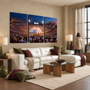 Oklahoma Memorial Stadium Wall Art Canvas Print – Oklahoma
