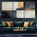Gold Abstract Wall Art Canvas Print, Modern Luxury Geometric by MyGreatCanvas | Canvas Wall Art Prints | Photo Prints & Wall Decor