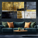 Gold Navy Abstract Wall Art Canvas Print, Modern Luxury by MyGreatCanvas | Canvas Wall Art Prints | Photo Prints & Wall Decor