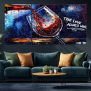 Red Wine Splash Abstract Wall Art Canvas Print, Modern Wine by MyGreatCanvas | Canvas Wall Art Prints | Photo Prints & Wall Decor