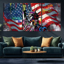 USA Statue of Liberty Graffiti Street Art Wall Art Canvas by MyGreatCanvas | Canvas Wall Art Prints | Photo Prints & Wall Decor