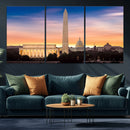 Washington DC Skyline Wall Art Canvas Print – Lincoln by MyGreatCanvas | Canvas Wall Art Prints | Photo Prints & Wall Decor